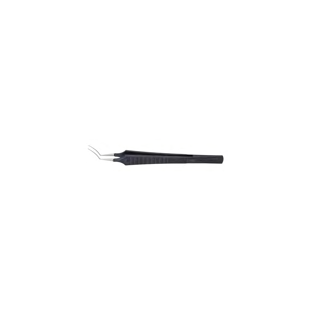 MICS Capsulorhexis Forceps with curved jaws ophthalmic instrument - Surgix Instruments, reference SUE08-12
