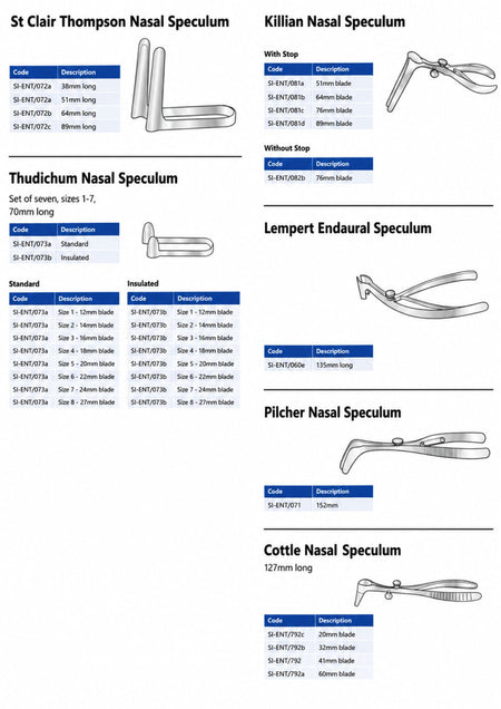 ent instruments speculums - surgix instruments