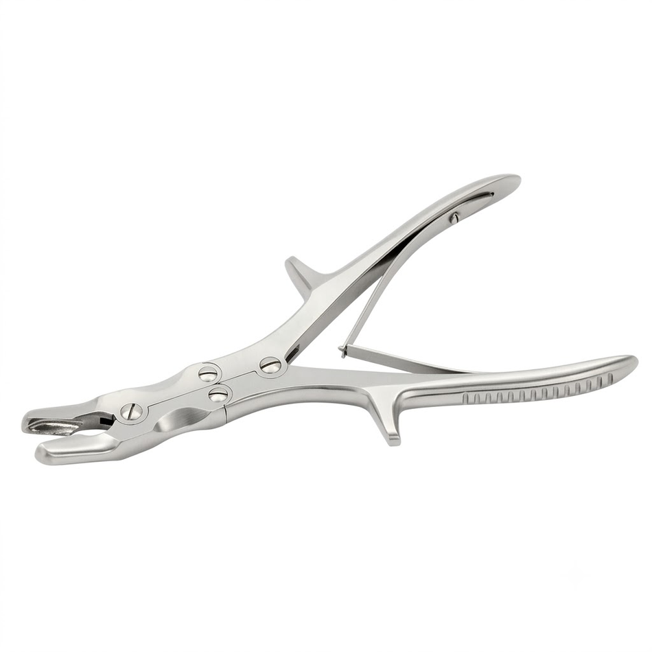 Surgix Stille-Luer Curved Compound Action Rongeur – Ultra-Powerful 8mm Bite for Heavy Resection