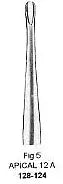 Apical-312A Root Elevator, Fig.5 – Surgix Instruments dental instrument, SKU 128-124-5