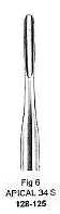 Apical-334S Root Elevator, Fig.6 – Surgix Instruments dental instrument, SKU 128-125-6