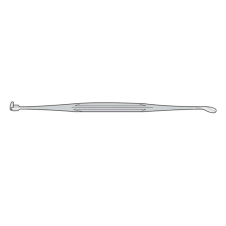 Shop 210mm semi-sharp Mollison anterior pillar retractor & tonsil enucleator. Premium stainless steel pharyngeal ENT tools direct from manufacturer Surgix!