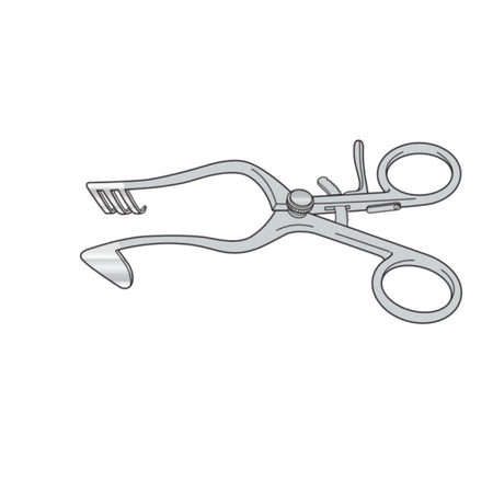 Shop 140mm Plester-Jansen self-retaining retractors (solid blade & prong models). Premium stainless steel ENT tools direct from manufacturer Surgix Instruments!