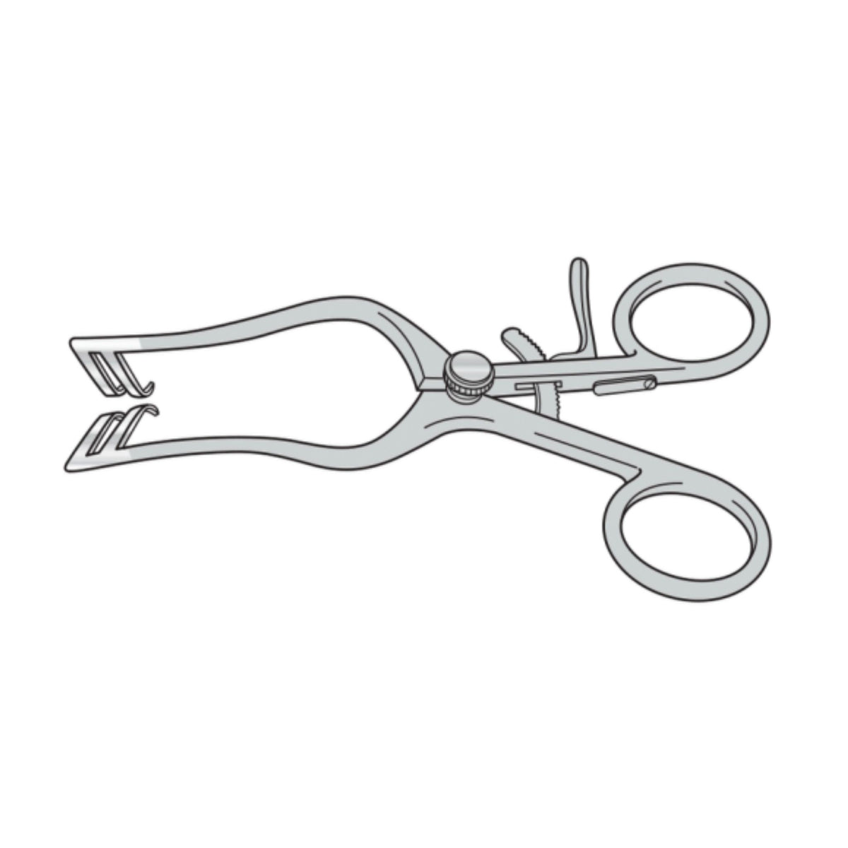 Shop 140mm Wallace Modified Plester self-retaining retractors (2x2 teeth). Premium stainless steel mastoid ENT tools direct from manufacturer Surgix Instruments!